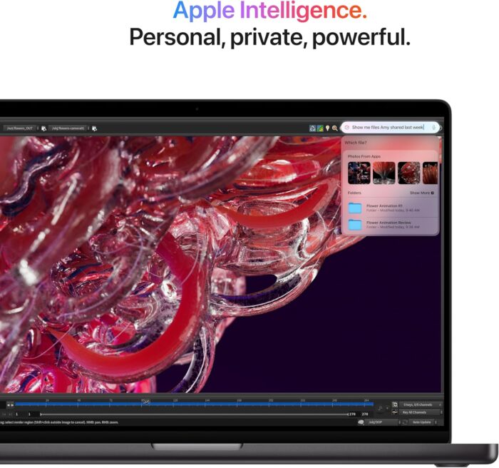 Apple 2024 MacBook Pro Laptop with M4 chip with 10‑core CPU and 10‑core GPU: Built for Apple Intelligence, 14.2-inch Liquid Retina XDR Display, 24GB Unified Memory, 1TB SSD Storage; Silver - Image 5