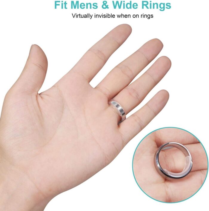 Invisible Ring Size Adjuster for Loose Rings Ring Adjuster Fit Any Rings, Assorted Sizes of Ring Sizer - Image 3