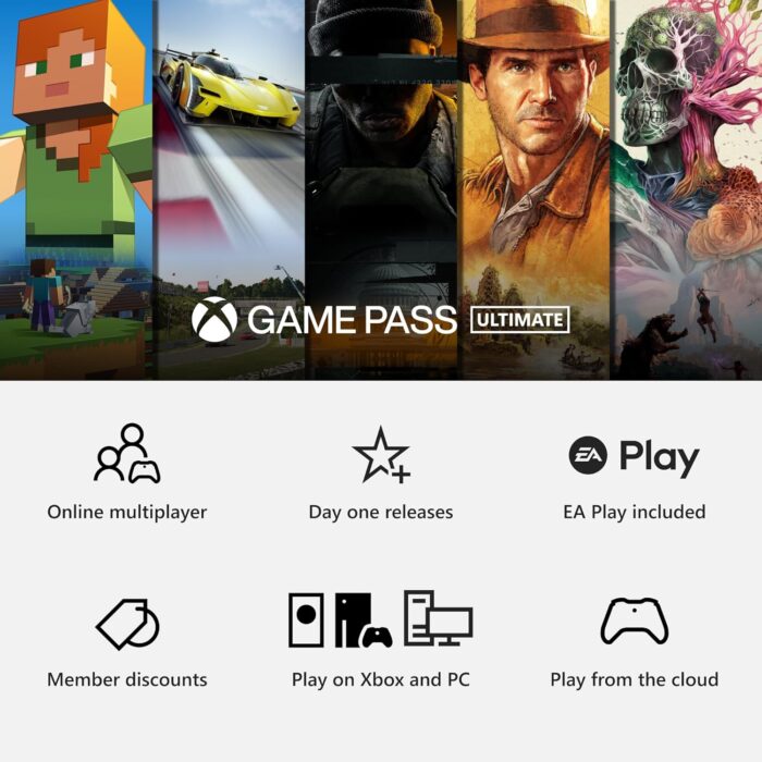 Xbox Game Pass Ultimate – 1 Month Membership – Xbox Series X|S, Xbox One, Windows, Cloud Gaming Devices [Digital Code] - Image 3