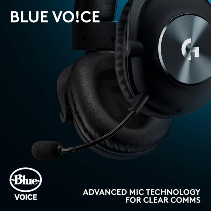 Logitech G Pro X SE Wired Gaming Headset: Blue VO!CE Detachable Boom Mic, DTS 7.1, 50 mm Drivers, USB/3.5mm Aux, USB DAC Included, for PC, Xbox, PS5, PS4 - Black - G Pro X SE Wired Gaming Headset - Image 3